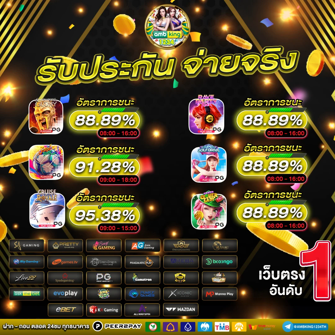 เว็บสล็อต 888 ทั้งหมด - แบนเนอร์โปรโมชั่น